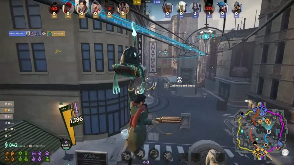 Imagem do gameplay Deadlock: Tensão e Estratégia em um Conflito Implacável
