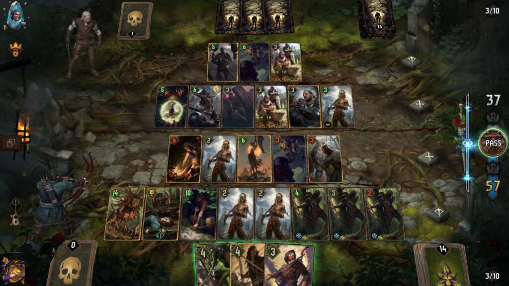 Imagem do gameplay Gwent: The Witcher Card Game - Construa seu Baralho e Vença Batalhas