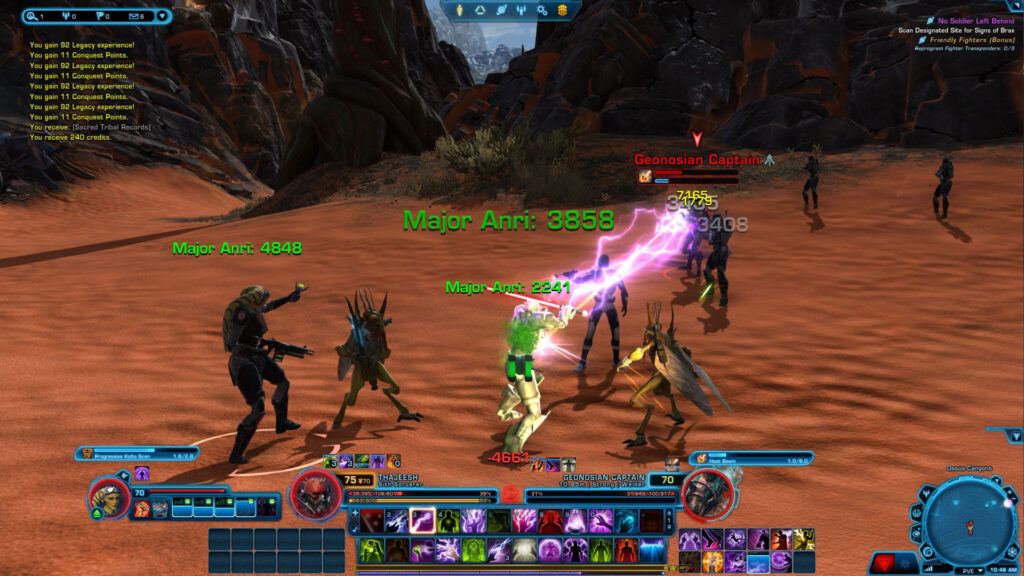 Imagem do Gameplay Star Wars: The Old Republic (SWTOR) - Em Uma Galáxia Distante