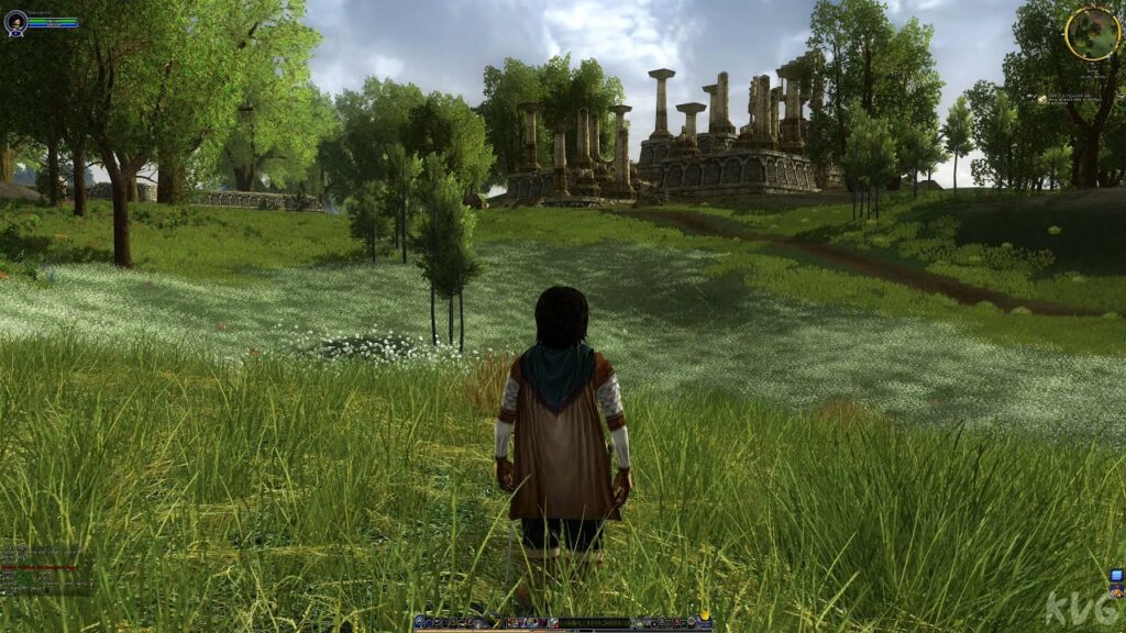 Imagem do gameplay The Lord of the Rings Online: O Mundo de Tolkien