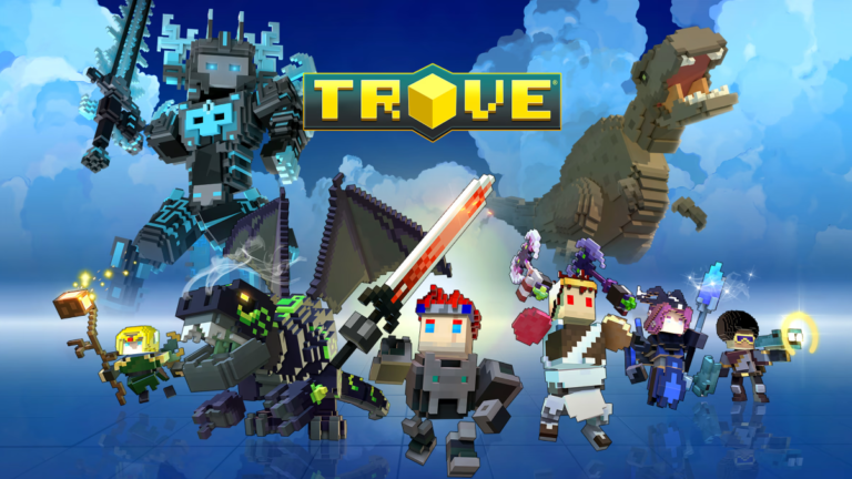 Capa Trove - O Mundo Voxel de Aventuras e Criação