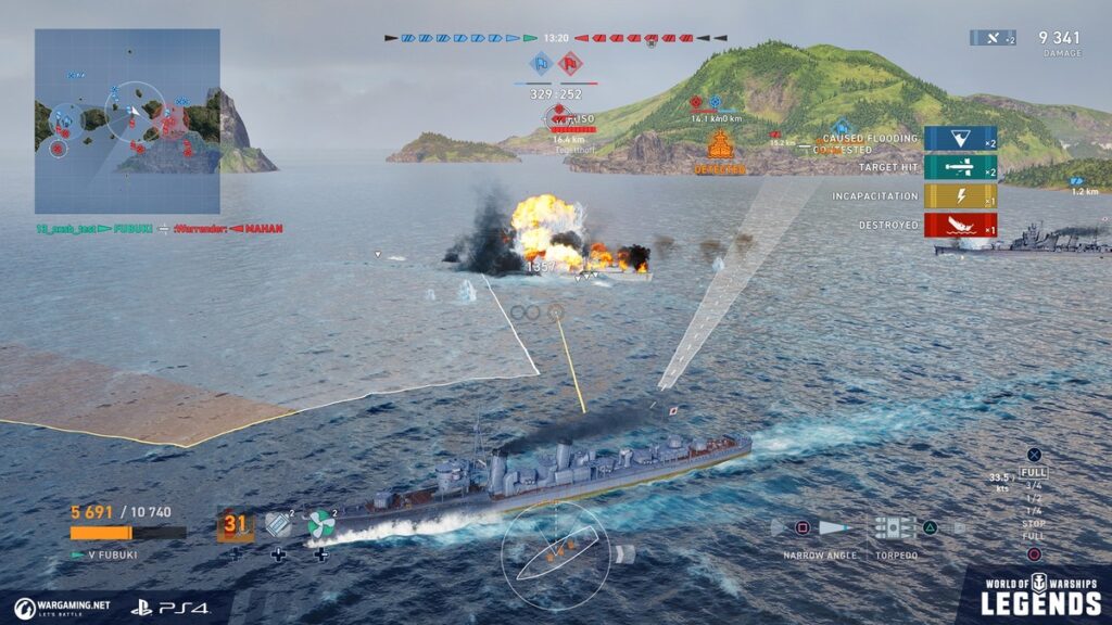 Imagem do gameplay World of Warships: Explore as Grandes Batalhas Navais