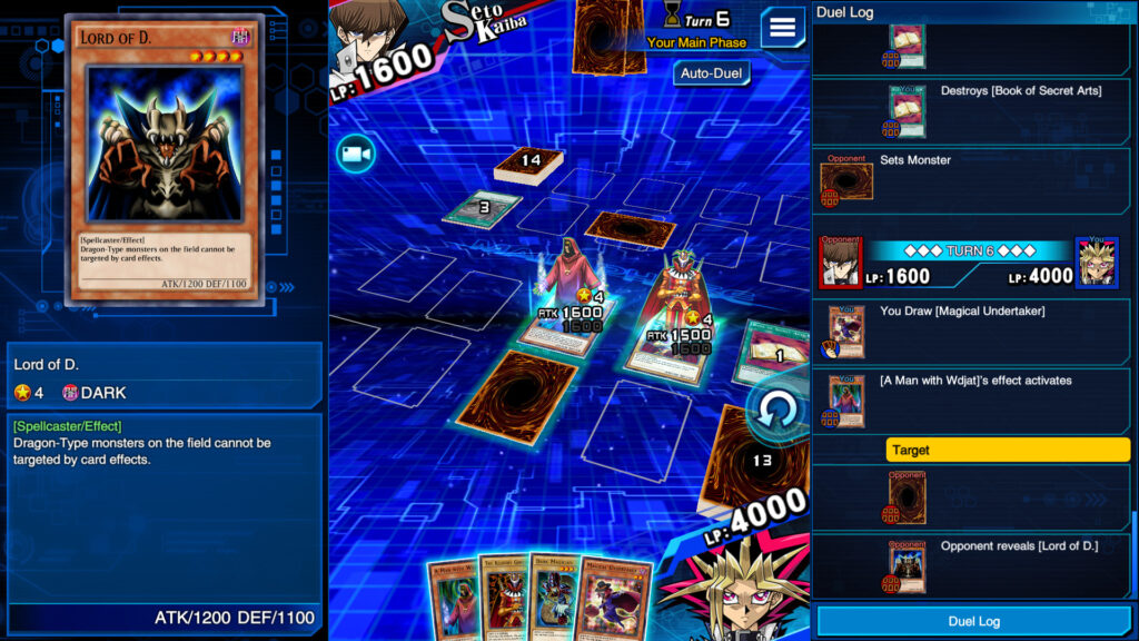 Imagem do gameplay Yu-Gi-Oh! Duel Links: Duelos de Cartas, Rápidos e Estratégicos