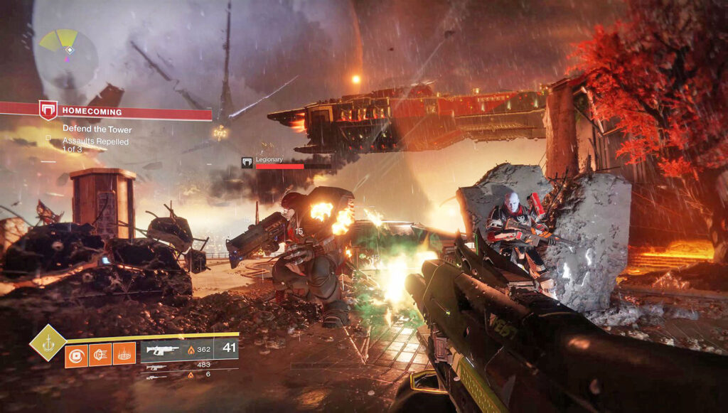 Imagem do gameplay Destiny 2: Uma Aventura Intergaláctica de Tiro e Estratégia