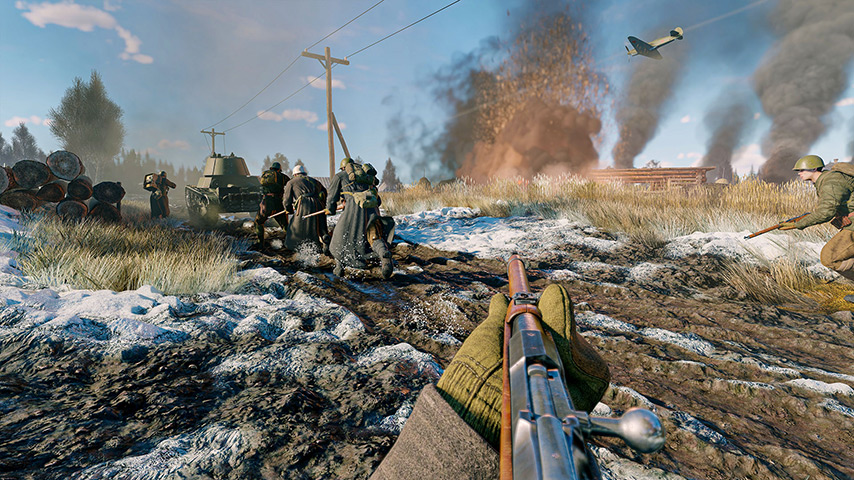 Imagem do gameplay Enlisted: FPS de Guerra em Equipe e Batalhas Históricas