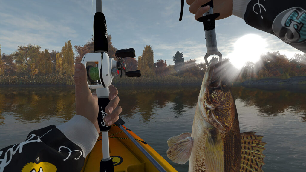 Imagem do gameplay Fishing Planet: O Melhor Simulador de Pesca Online Grátis