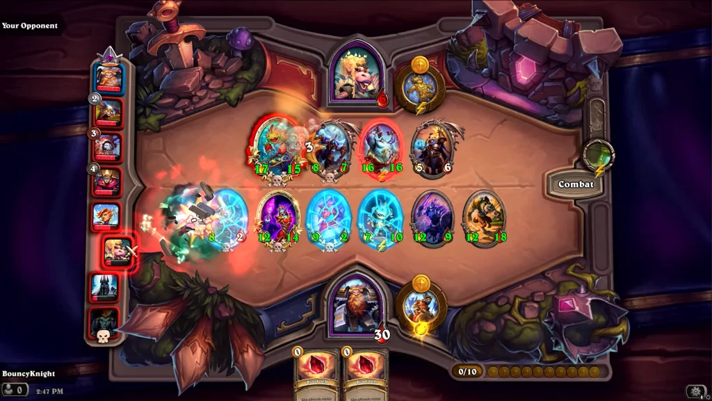 Imagem do gameplay Hearthstone: O Incrível Jogo de Cartas Estratégico