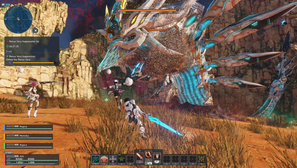 imagem do gameplay Phantasy Star Online 2: O Universo com Batalhas Aceleradas e Épicas