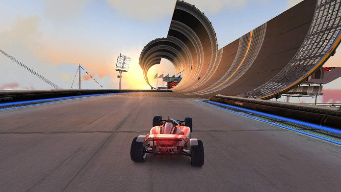 Imagem do gameplay TrackMania: Corridas de Alta Velocidade - Crie e Desafie Pistas