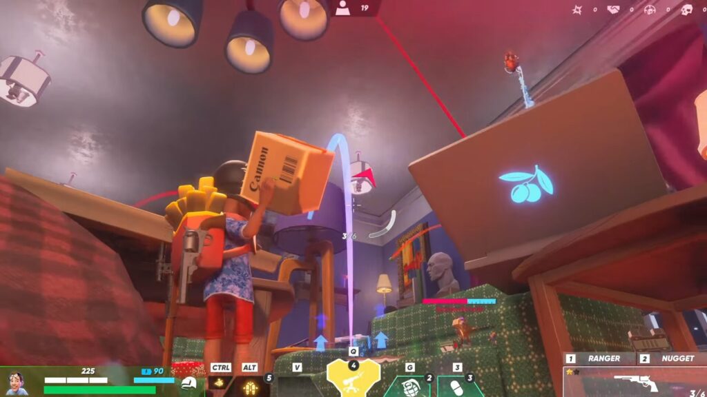 Bullet Yeeters jogo gratuito Steam tiro em terceira pessoa nodachilab