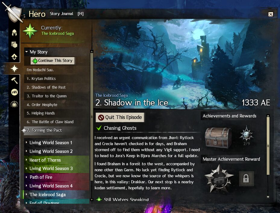 skins do modo historia guild wars 2
