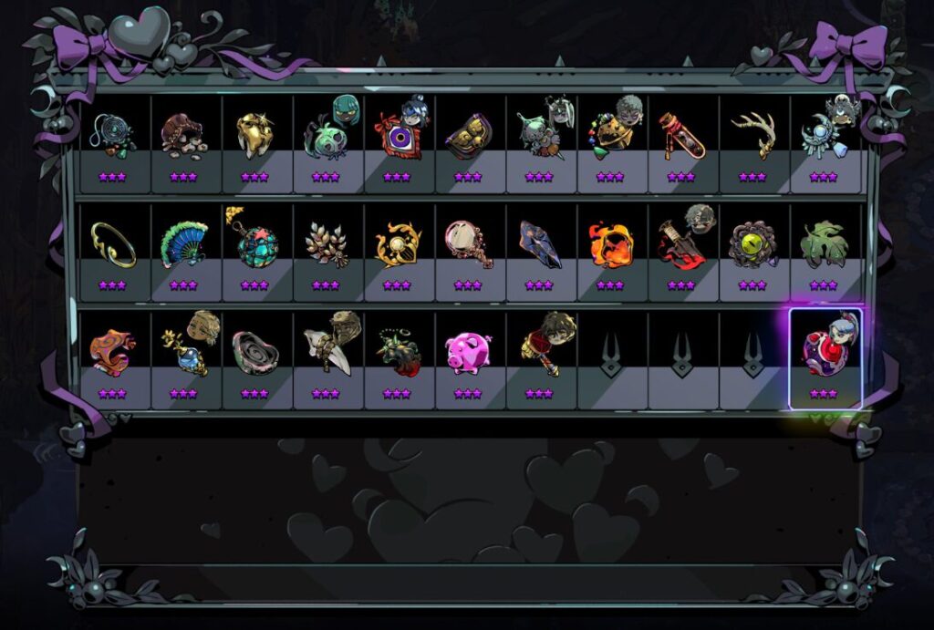 Hades 2 todas as keepsakes guia de jogo efeitos melhores Keepsakes