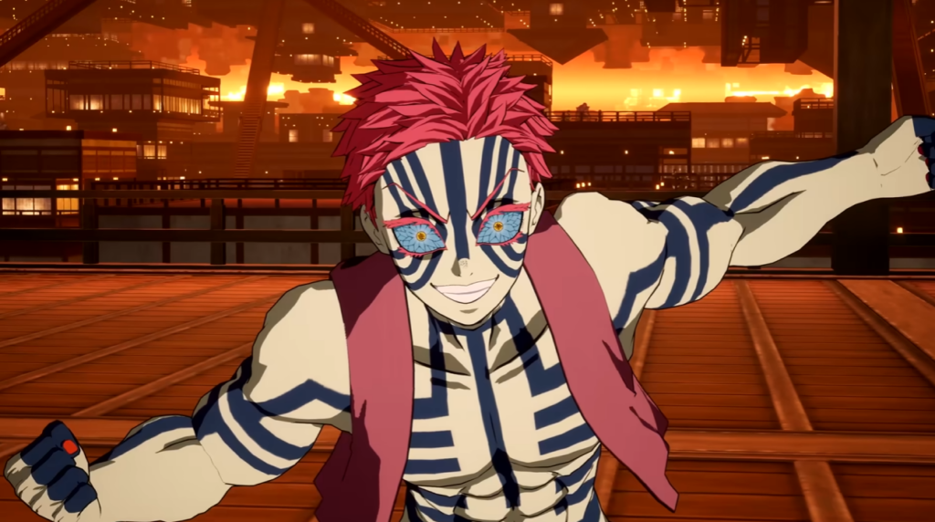 Demon Slayer Hinokami Chronicles 2 recebe Akaza
