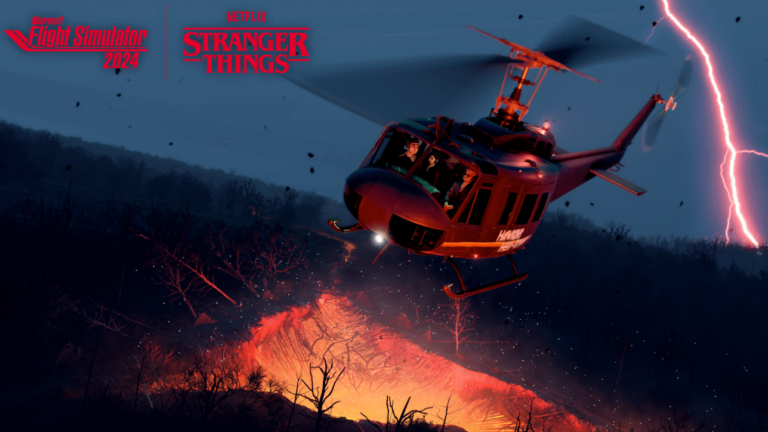 Stranger Things chega ao Flight Simulator 2024