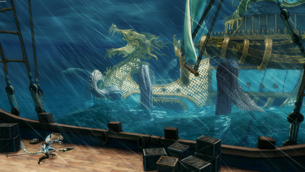 A Tempestade na Unending Ocean