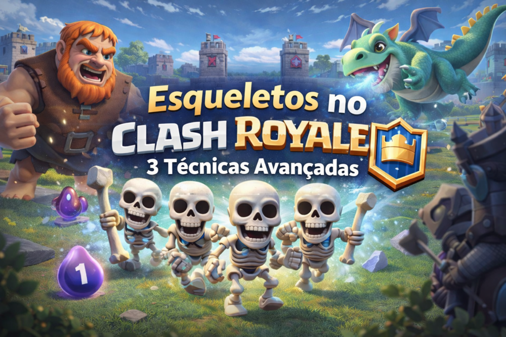 Esqueletos no Clash Royale 3 Técnicas Avançadas