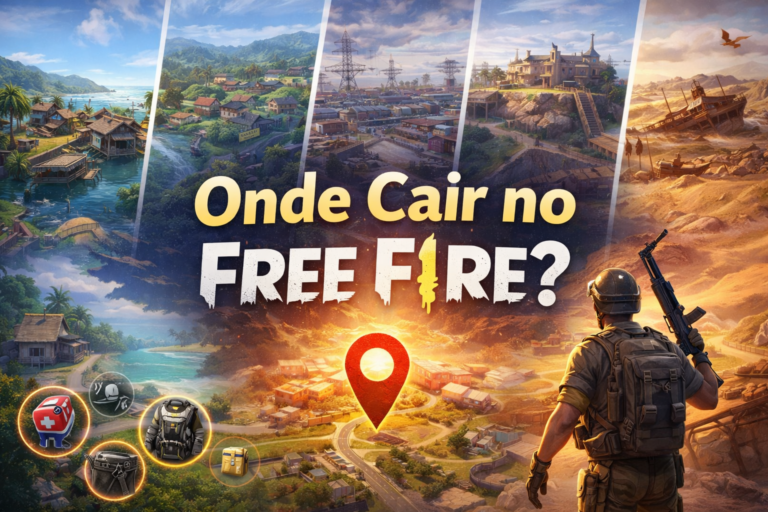 Onde Cair no Free Fire 5 Locais Seguros para Iniciantes Lootarem