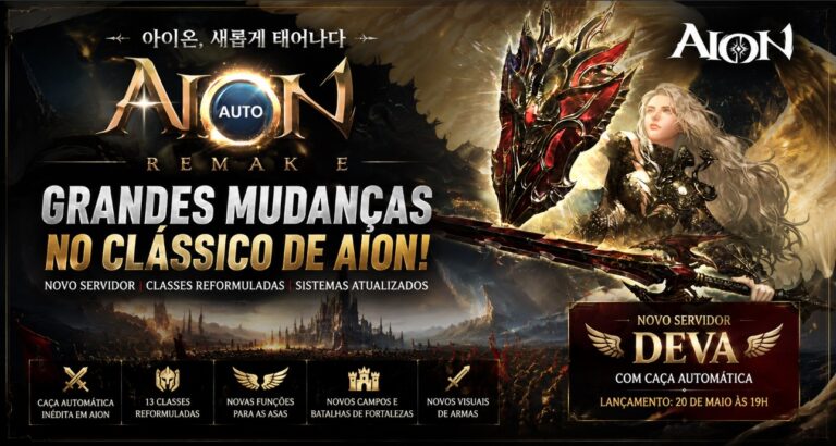 Aion Remake muda combate e adiciona auto hunt