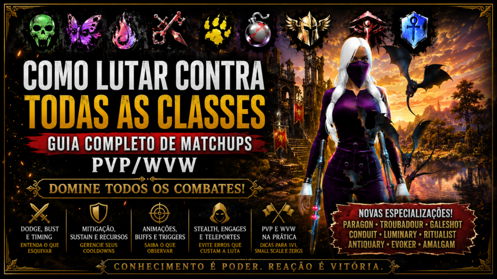 Guild Wars 2 Como Counterar TODAS as Classes no PvP-WvW