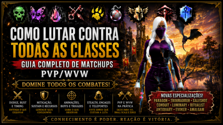 Guild Wars 2 Como Counterar TODAS as Classes no PvP-WvW