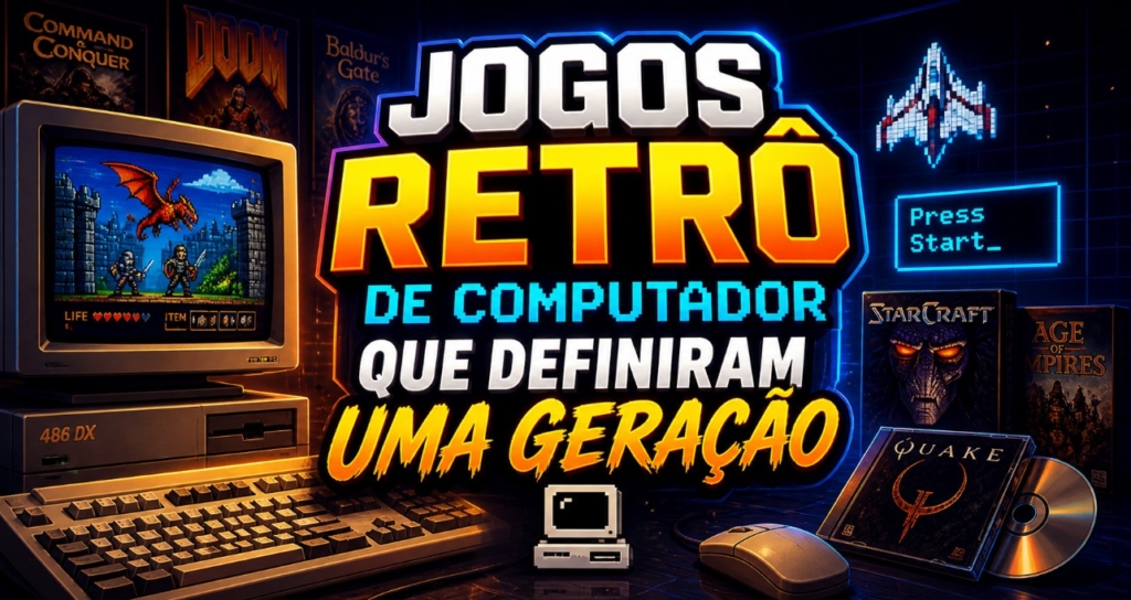 Jogos retrô de computador que definiram uma geração