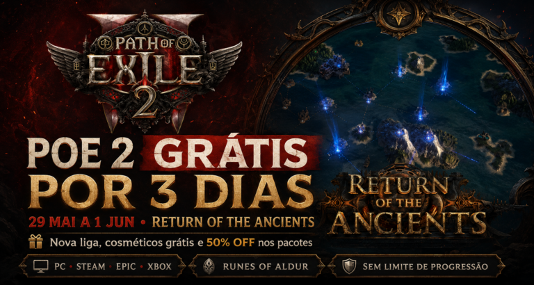 Path of Exile 2 ficará grátis por tempo limitado