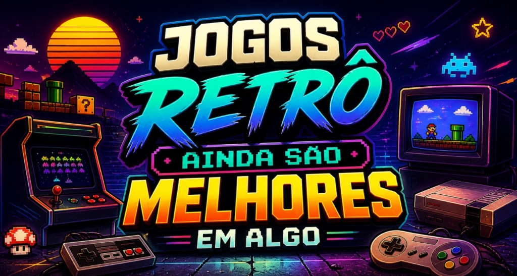 Por que os jogos retrô ainda são melhores em algo que os modernos perderam