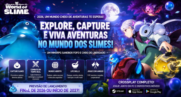 World of Slime mistura Pokémon, sandbox e MMORPG em novo trailer