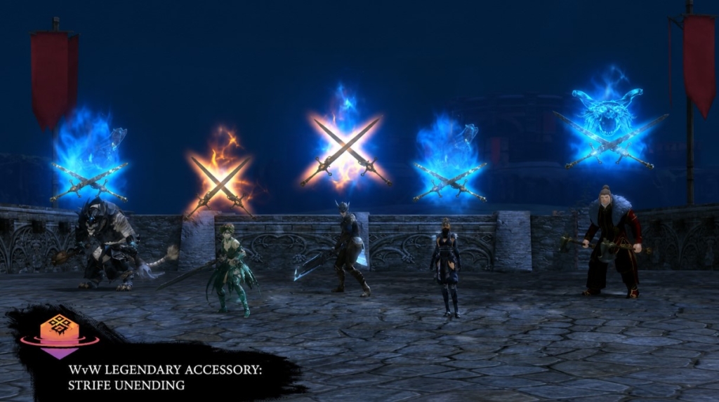 acessorio lendario Strife Unending (WvW)