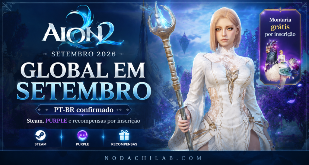 AION 2 chega globalmente com PT-BR (Oficial)