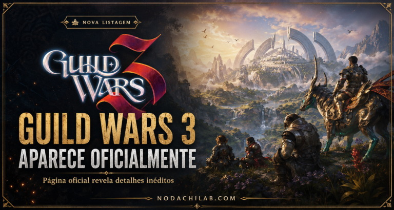 Guild Wars 3 aparece oficialmente com detalhes inéditos