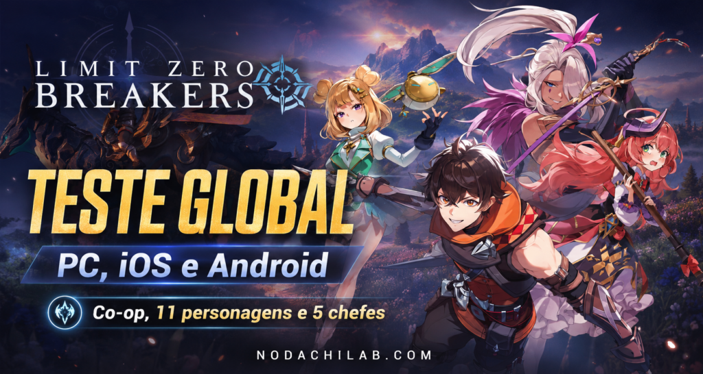 Limit Zero Breakers inicia teste fechado no PC, iOS e Android