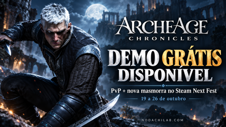 ArcheAge Chronicles libera demo gratuita na Steam com quatro classes, PvP e nova masmorra.