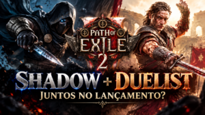 Path of Exile 2 apresenta teaser misterioso que sugere a chegada da classe Shadow junto com Duelist na versão 1.0.